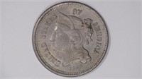 1866 Three Cent Nickel