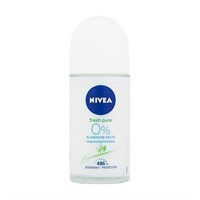 2 x NIVEA Fresh Pure Deodorant Roll-On, 0% Aluminu