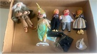 Wizard doll with his crew of dolls lot