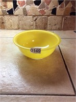 Yellow and Clear Pyrex Bowl