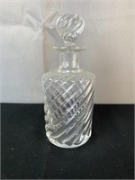 Perfume Bottle 6-1/2'' Tall With Stopper