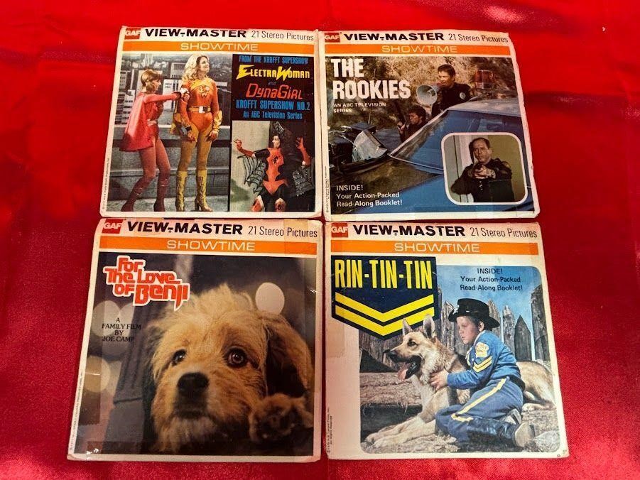 Vintage GAF Viewmaster Stereo pictures, QTY 4