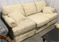 Large couch measures 78x34x36