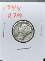 1944 MERCURY SILVER DIME