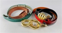 Alexis Kirk Belts with Removable Buckles