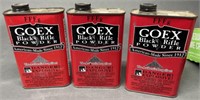 3 - 1 lb Cans Goex FFFG Black Powder