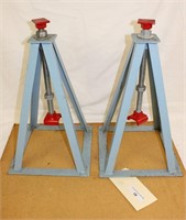 Two Shop Built Jack Stands W/ 2 Different Contact*