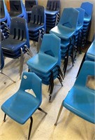 Chairs, Child size, Blue