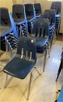 Chairs, Student size, Blue