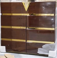 Partition Cabinet (BASE ONLY)  With 4 Cupboards,