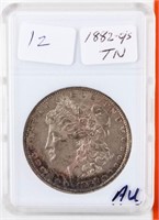 Coin 1882-O Over S  Morgan Silver Dollar BU