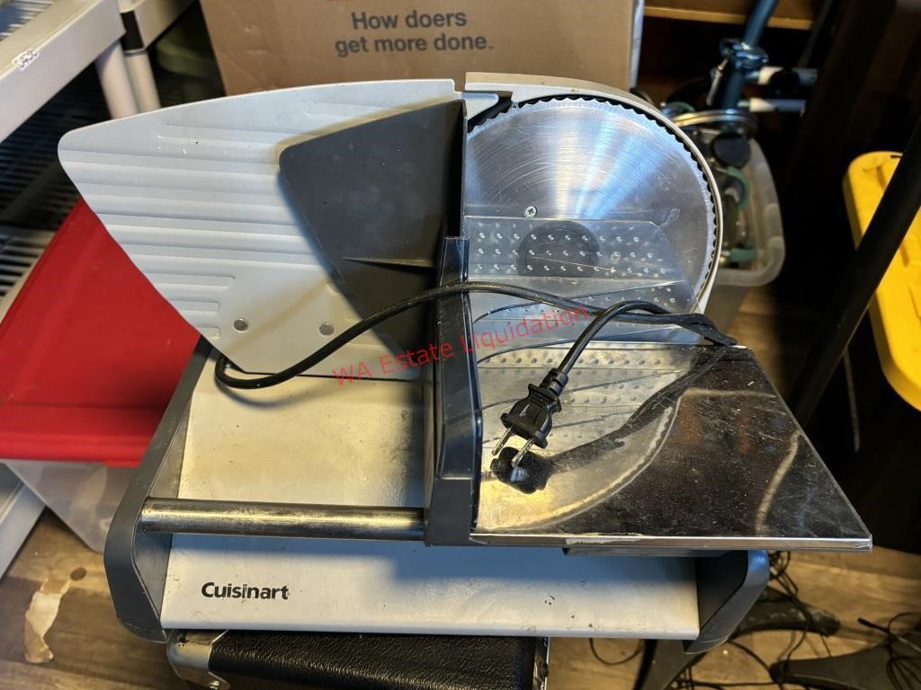 Cuisinart meat slicer (Back house)