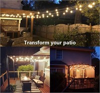 Outdoor string lights decorative (Tested)