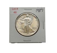 1987 1oz Fine Silver Eagle