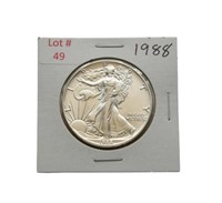 1988 1oz Fine Silver Eagle