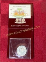 Republic of Haiti 1975 25 Courdes Coin