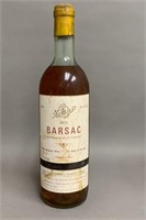Circa 1975 Barsac  French White Bordeaux Wine