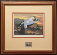 Joseph Hautman, Spectacled Elder Duck Stamp & Art