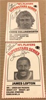 2 - 1986 Milk Carton NFL Stars Football Cards