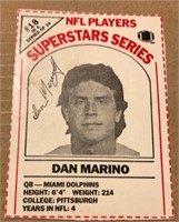 1986 Milk Carton NFL Stars Football - Dan Marino