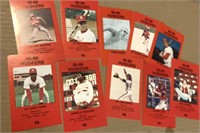 10 - 1985 NBC Bank Nebraska Athletes Cards