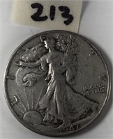 1947 Walking Liberty Silver Half Dollar