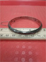 Sterling Silver Hinge Bracelet