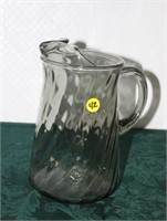 Thick Glass Pitcher