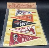 (KF) Vintage mini baseball pennants sealed 10