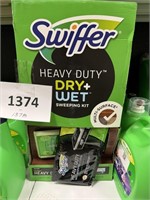 Swifer HD dry + wet sweeping kit