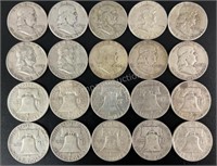 (20) Silver US Half Dollar Coins