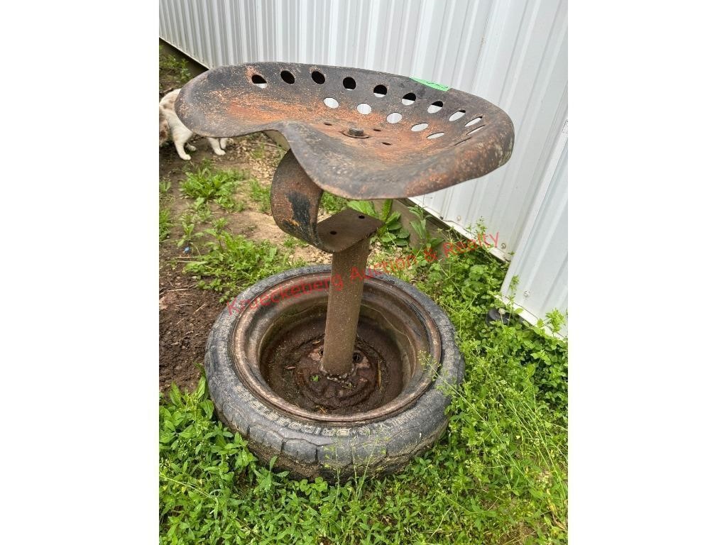 Homemade Tractor Seat
