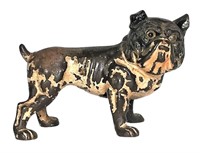 Cast Iron Bull Dog Statue