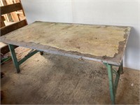 Wood table 36” x 70”  for barn, shop or to restore