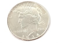 1934 Peace Dollar