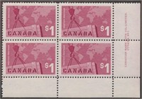 CANADA #411 PLATE# BLOCK OF 4 MINT VF NH