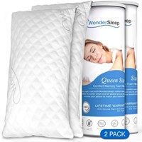 Premium Adjustable Loft Pillow [Queen Size 2-Pack]