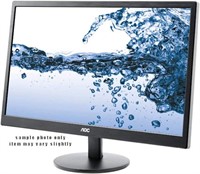 AOC MONITOR 22" TESTED SCREEN WORKS - NO CORD