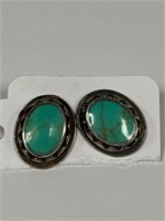 Turquoise sterling earrings