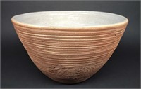 Ron Artman Signed Pottery Art Bowl