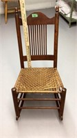 Caned rocking  chair