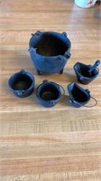 Miniature Cast Iron Buckets