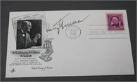 Harry Truman signed FDC. Postmark: Emporia, Kansas