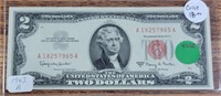 1963-A RED SEAL $2 NOTE