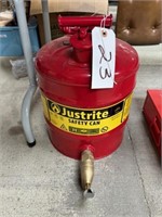 Justrite Safety Gas Can