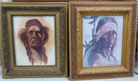 De Larson  Indian Portraits Art Prints