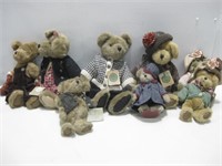 Assorted Boyd's Bear Collectable Bears Tallest 15"