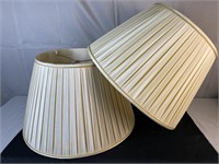 Two 22''x12-1/2'' Lampshades