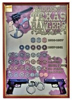 Texas Ranger Badge Poster