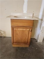 Bathroom Vanity w/ Wooden Cabinet 19"x25"x32"